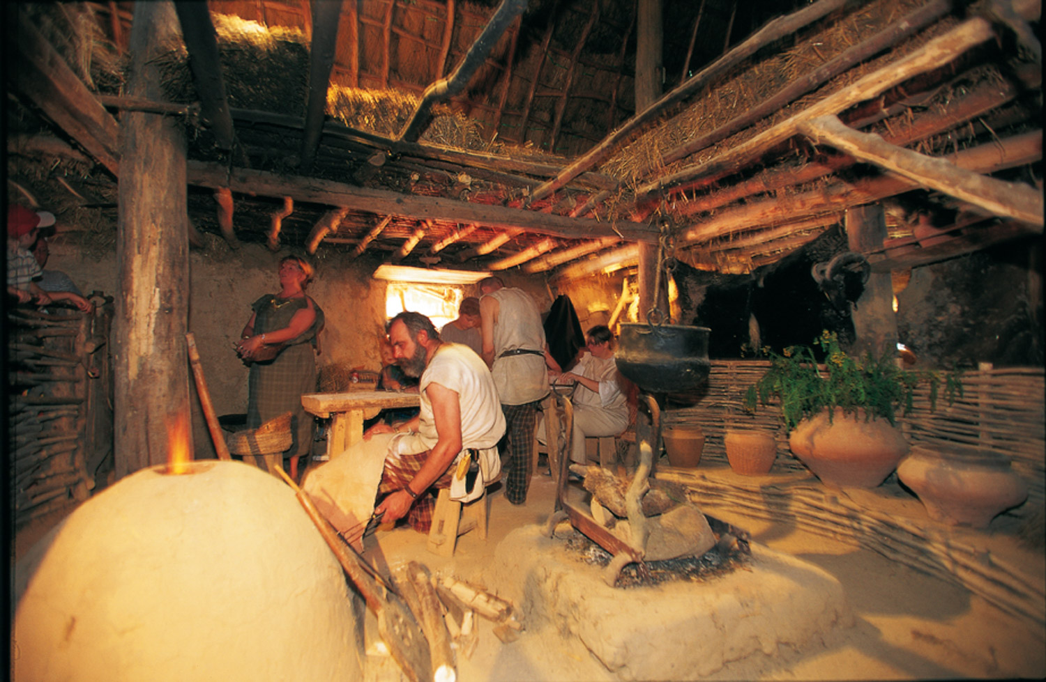 maison Halstatt 1er âge du fer Archéosite Aubechies